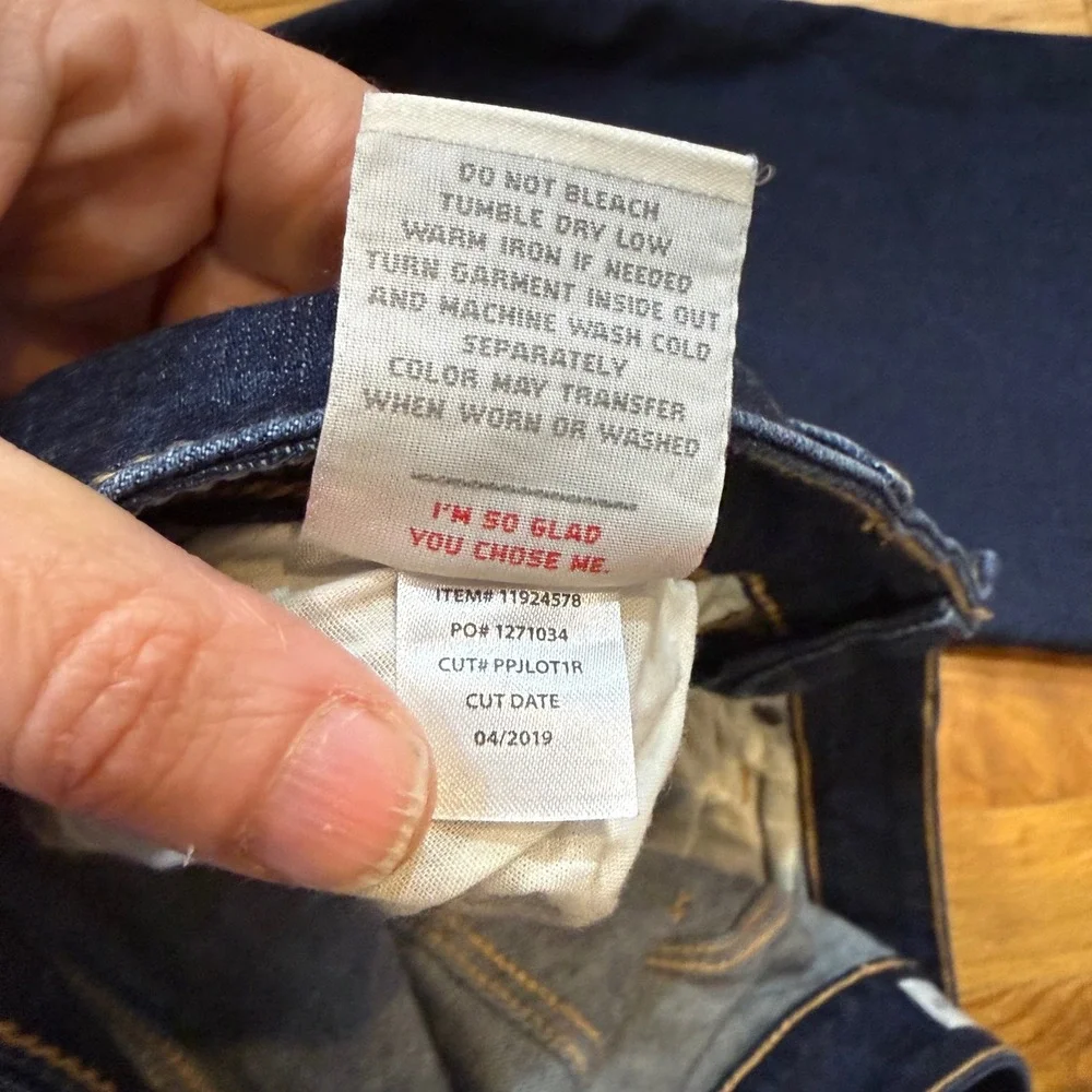 Torrid First At‎ Fit Relaxed Boot Jeans 18R Dark Wash Blue Denim